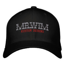 MR.WIM KUSTOM DESIGNS EMBROIDERED HAT