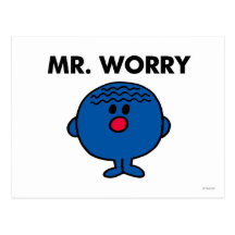 Mr Worry Classic Post Cards