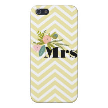 Mrs Bride's Zig Zag Pattern iPhone 5 Case