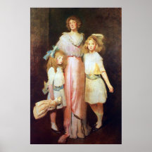 Mrs. Daniels with Two Children Print