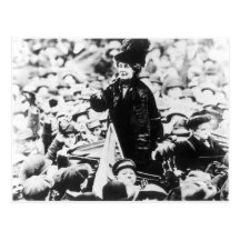 Mrs Emmeline Pankhurst  Addressing a Crowd Post Cards