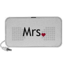 Mrs  - half of Mr and Mrs set Notebook Speakers