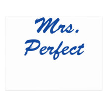 Mrs. Perfect Post Cards