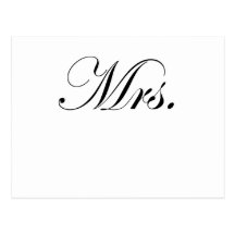 Mrs. Post Card