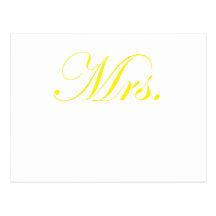 Mrs. Post Card