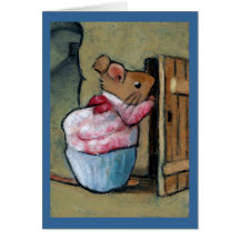 MRS TITTLEMOUSE (in Oil Pastel) After B. Potter Card