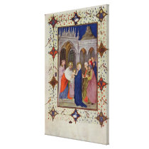 MS 11060-11061 Hours of Notre Dame: None, The Pres canvas prints