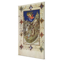MS 11060-11061 Hours of Notre Dame: Tierce, The an canvas prints