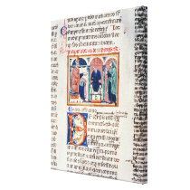Ms 150 f.61v A Judgement, from the 'Decrets de St. canvas prints