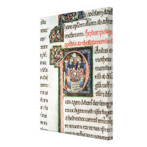 MS 3 Fol. 291v The Escape of Saint Paul from Damas canvas prints