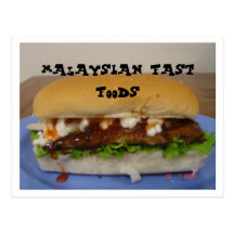 Msian Foods Postcards