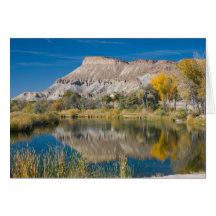 Mt. and pond greeting cards
