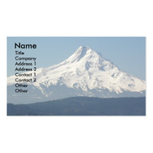 Mt Hood Peak Business Card