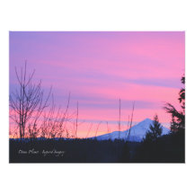 Mt. Hood Winter Sunrise Photo
