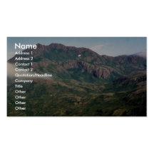 Mt. Reed Adak Island Business Card Templates