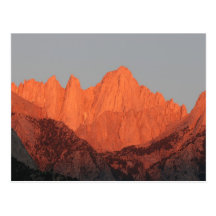 Mt. Whitney at Dawn... Postcard
