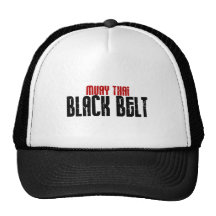 Muay Thai Black Belt Karate Hat