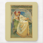 Mucha Art Nouveau Princess Mousepad mousepads