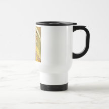 mucha flowers coffee mug