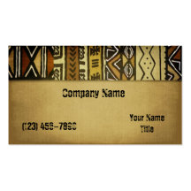 Mud Cloth 2 Business Card