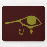 Mud Green Eye of Horus Mouse Mats