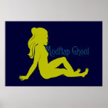 Mudflap Ghoul Lime Teal Print