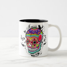Muerte Day of the Dead Illustration Mug