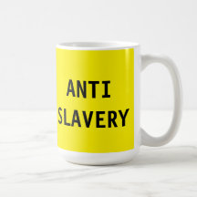 Mug Anti Slavery Yellow