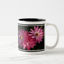 Mug-Pink water lilies