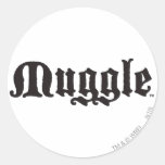 Muggle Round Sticker