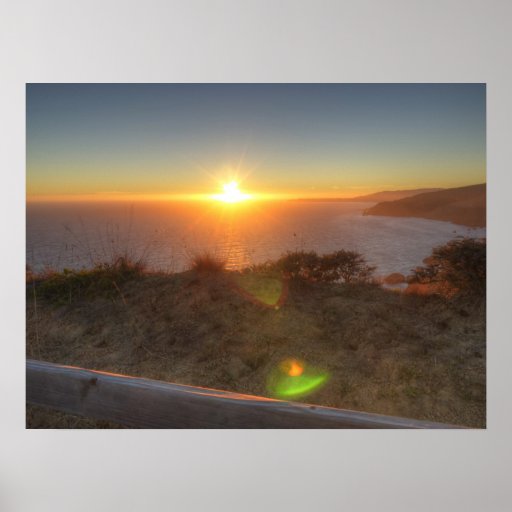 Muir Beach Sunset Poster