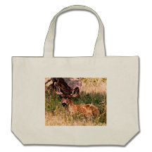 Mule Deer Doe Tote Bag