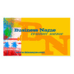Multi Colour Surfing Business Card