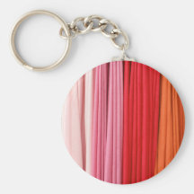 multi coloured stripes key chain