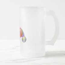 Multi coloured Worm Coffee Mugs