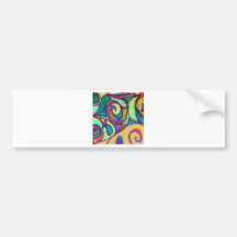 multi doodle bumper sticker