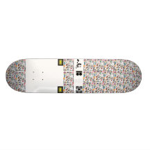 Multi Logo Skateboard