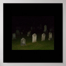 Multi-Old Graveyard Stones Poster