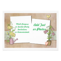 Multi purpose Spring Party Invitation Announcement