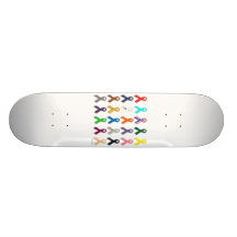 Multi-Ribbon Custom Skateboard