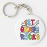 Multicolor 1st Grade Rocks Key Chain