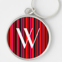 Multicolor Stripe Key Chains
