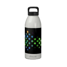 Multicolored Abstract Balls Drinking Bottle