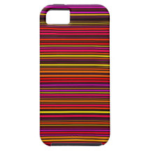 Multicolored Stripes on a Black Background