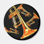 Multiple Trumpets Magnet