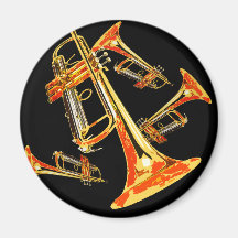 Multiple Trumpets Magnet