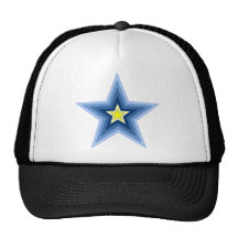 multistarblueyellow trucker hats