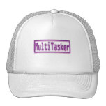 MultiTasker purple neon Trucker Hats