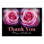 Mum and Dad - Wedding Thank You Greeting Cards