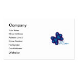 Mum (blue butterfly) business card